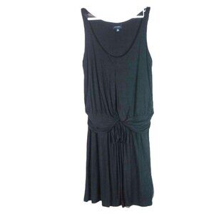 Witchery Dress Womens 10 Black Sleeveless Midi Tencel Drop Waist From Australia
